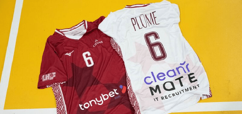 Team Latvian Men's National Handball Sponsored by TonyBet